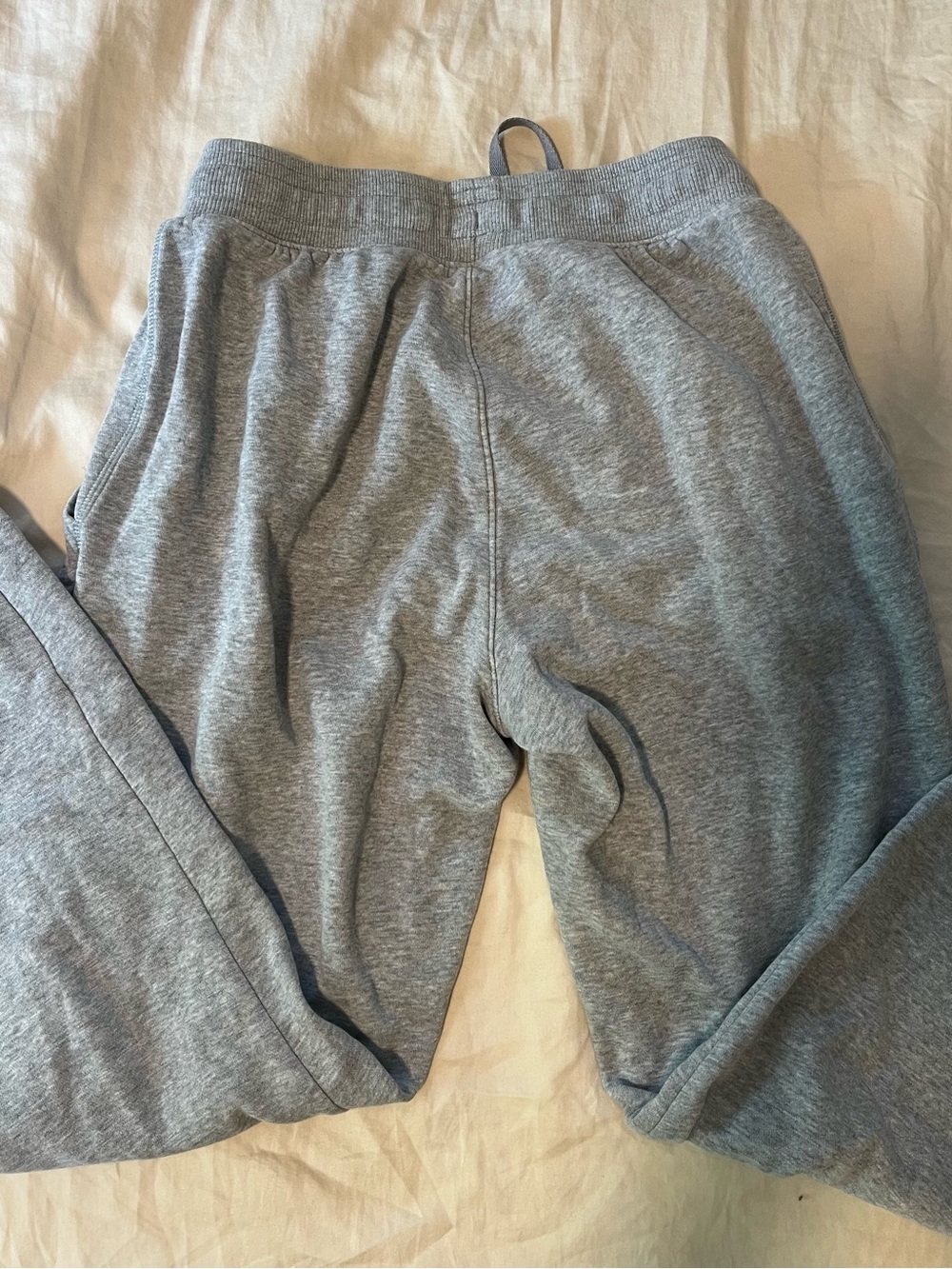 Under Armour Grey Jogger Sweatpants with Embroidered Crest - Picture 3 of 5